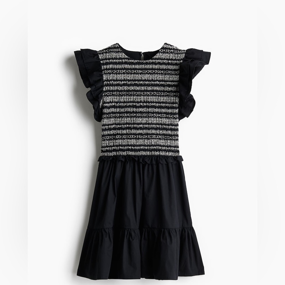 H&M ruffle dress